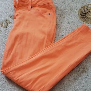 Orange  jeans